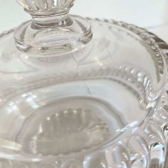 Fabulous French Vintage Glass Dome/Cloche and Glass Plate - Picture 3 of 4